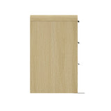 Grace 60" Double Dresser in Natural Oak and Black by Manhattan Comfort at Eve Furniture