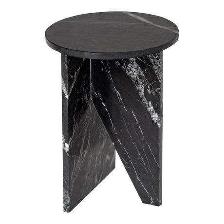 Grace Accent Table Black Marble by Moe's Home at Eve Furniture
