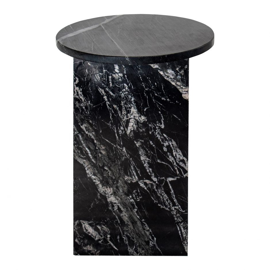 Grace Accent Table Black Marble by Moe's Home at Eve Furniture