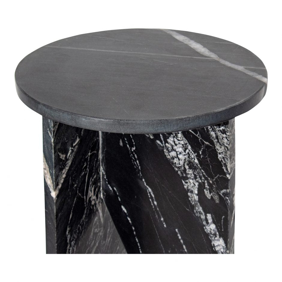 Grace Accent Table Black Marble by Moe's Home at Eve Furniture