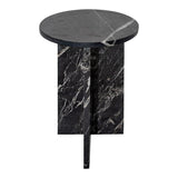 Grace Accent Table Black Marble by Moe's Home at Eve Furniture