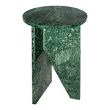 Grace Accent Table Green Marble by Moe's Home at Eve Furniture