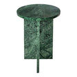Grace Accent Table Green Marble by Moe's Home at Eve Furniture