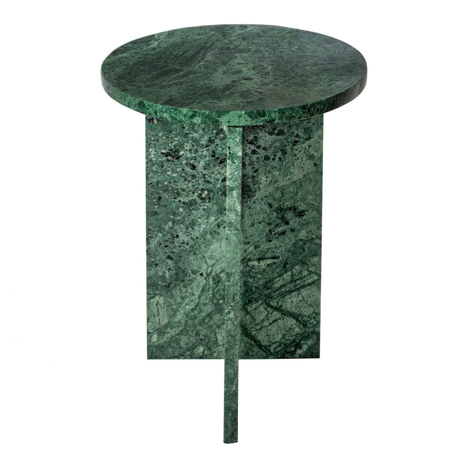Grace Accent Table Green Marble by Moe's Home at Eve Furniture