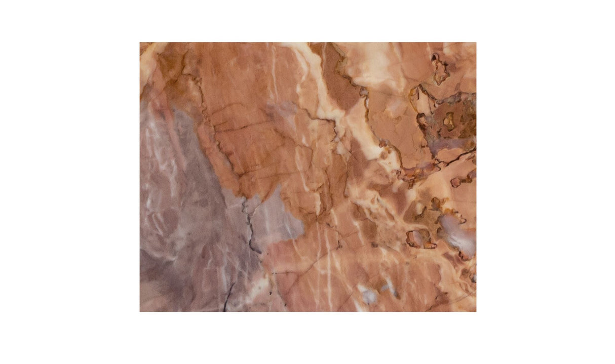 Grace Accent Table Orange Levante Marble by Moe's Home at Eve Furniture