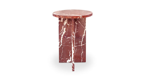 Grace Accent Table Rosso Levante Marble by Moe's Home at Eve Furniture