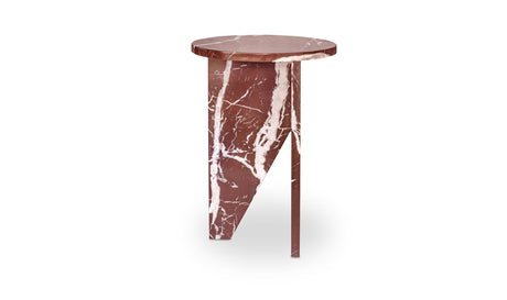Grace Accent Table Rosso Levante Marble by Moe's Home at Eve Furniture