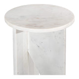 Grace Accent Table White Marble by Moe's Home at Eve Furniture