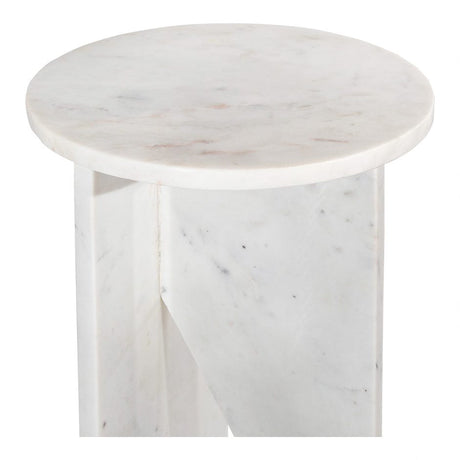 Grace Accent Table White Marble by Moe's Home at Eve Furniture