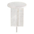 Grace Accent Table White Marble by Moe's Home at Eve Furniture