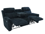 Grace Black Corduroy 3-Piece Reclining Set by New Era Innovations at Eve Furniture