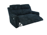 Grace Black Corduroy 3-Piece Reclining Set by New Era Innovations at Eve Furniture