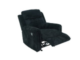 Grace Black Corduroy 3-Piece Reclining Set by New Era Innovations at Eve Furniture