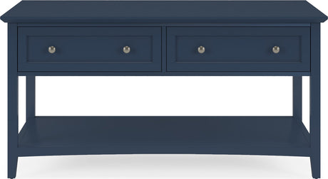 Grace Blueberry Console Table by Modus Furniture at Eve Furniture