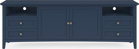 Grace Blueberry Entertainment Console 84W by Modus Furniture at Eve Furniture