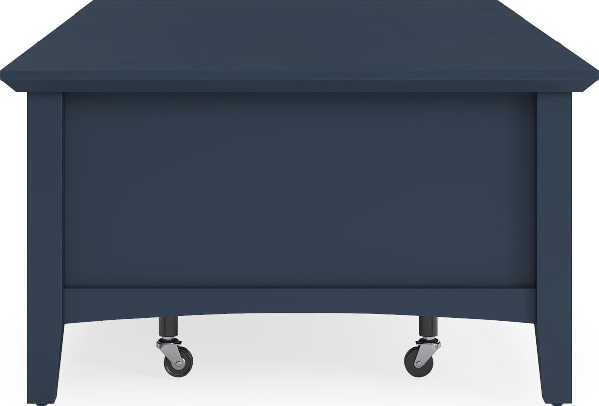 Grace Blueberry Rectangle Coffee Table by Modus Furniture at Eve Furniture