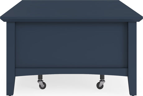Grace Blueberry Rectangle Coffee Table by Modus Furniture at Eve Furniture