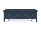 Grace Blueberry Rectangle Coffee Table by Modus Furniture at Eve Furniture