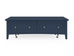 Grace Blueberry Rectangle Coffee Table by Modus Furniture at Eve Furniture