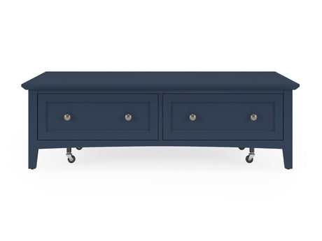 Grace Blueberry Rectangle Coffee Table by Modus Furniture at Eve Furniture