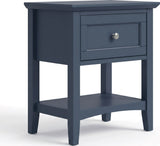 Grace Blueberry Small Nightstand by Modus Furniture at Eve Furniture