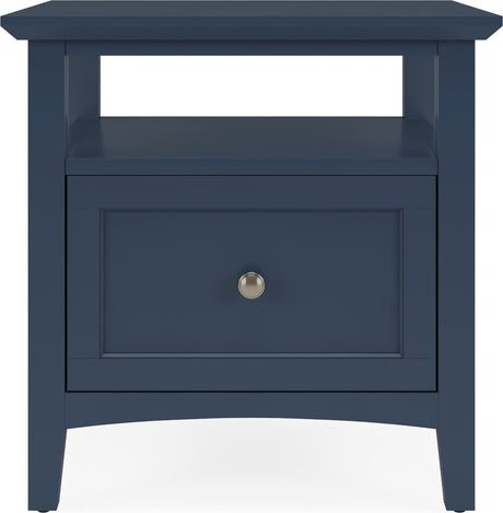 Grace Blueberry Square End Table by Modus Furniture at Eve Furniture