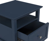 Grace Blueberry Square End Table by Modus Furniture at Eve Furniture