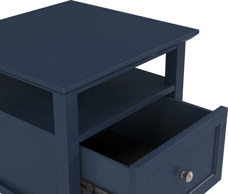 Grace Blueberry Square End Table by Modus Furniture at Eve Furniture