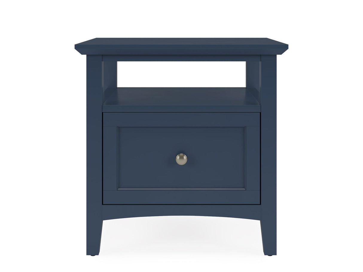 Grace Blueberry Square End Table by Modus Furniture at Eve Furniture