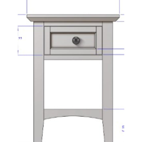 Grace Drink Table - El Gry by Modus Furniture at Eve Furniture