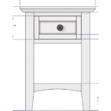 Grace Drink Table - Snfl by Modus Furniture at Eve Furniture