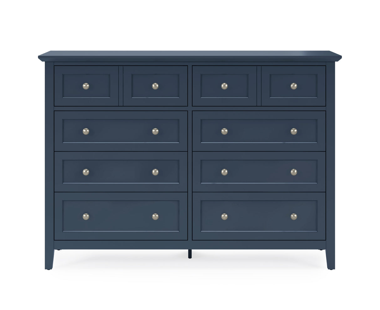 Grace Eight Drawer Dresser in Blueberry by Modus Furniture at Eve Furniture
