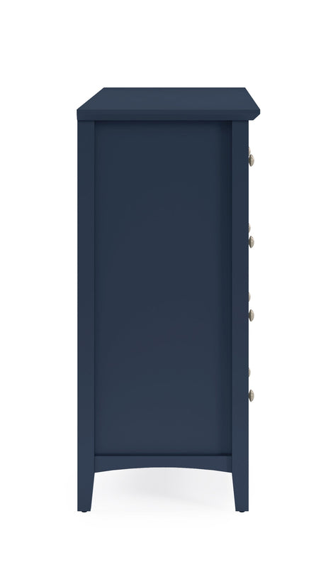 Grace Eight Drawer Dresser in Blueberry by Modus Furniture at Eve Furniture