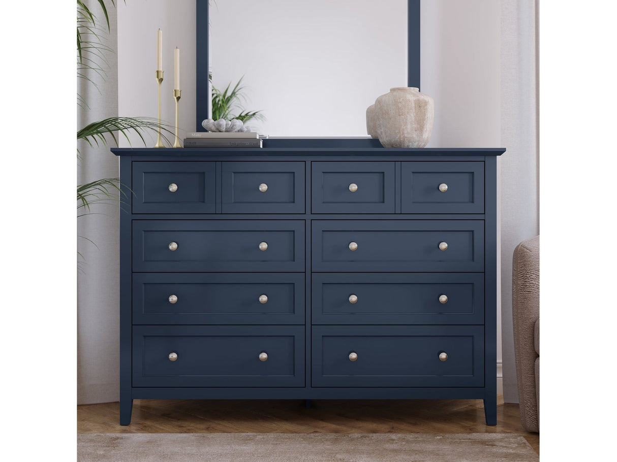 Grace Eight Drawer Dresser in Blueberry by Modus Furniture at Eve Furniture