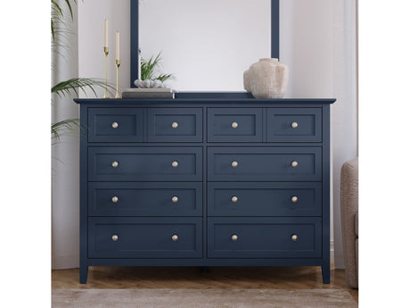 Grace Eight Drawer Dresser in Blueberry by Modus Furniture at Eve Furniture