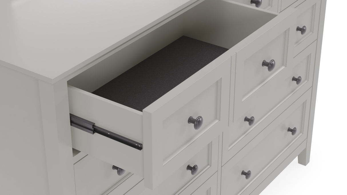 Grace Eight Drawer Dresser in Elephant Gray by Modus Furniture at Eve Furniture