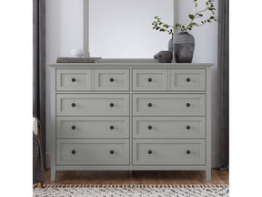 Grace Eight Drawer Dresser in Elephant Gray by Modus Furniture at Eve Furniture