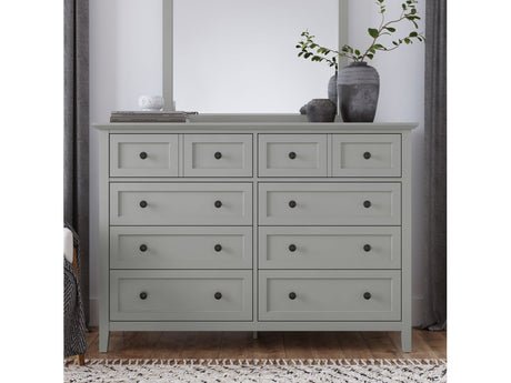 Grace Eight Drawer Dresser in Elephant Gray by Modus Furniture at Eve Furniture