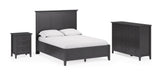 Grace Eight Drawer Dresser in Raven Black by Modus Furniture at Eve Furniture