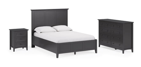 Grace Eight Drawer Dresser in Raven Black by Modus Furniture at Eve Furniture