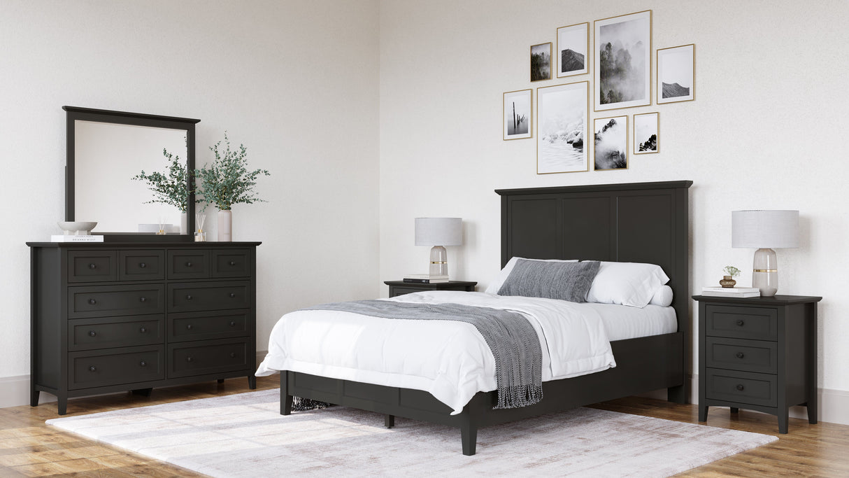 Grace Eight Drawer Dresser in Raven Black by Modus Furniture at Eve Furniture