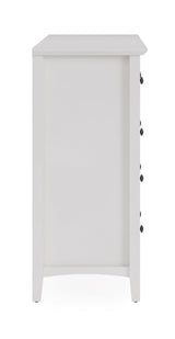 Grace Eight Drawer Dresser in Snowfall White by Modus Furniture at Eve Furniture