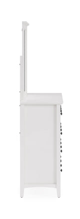 Grace Eight Drawer Dresser in Snowfall White by Modus Furniture at Eve Furniture