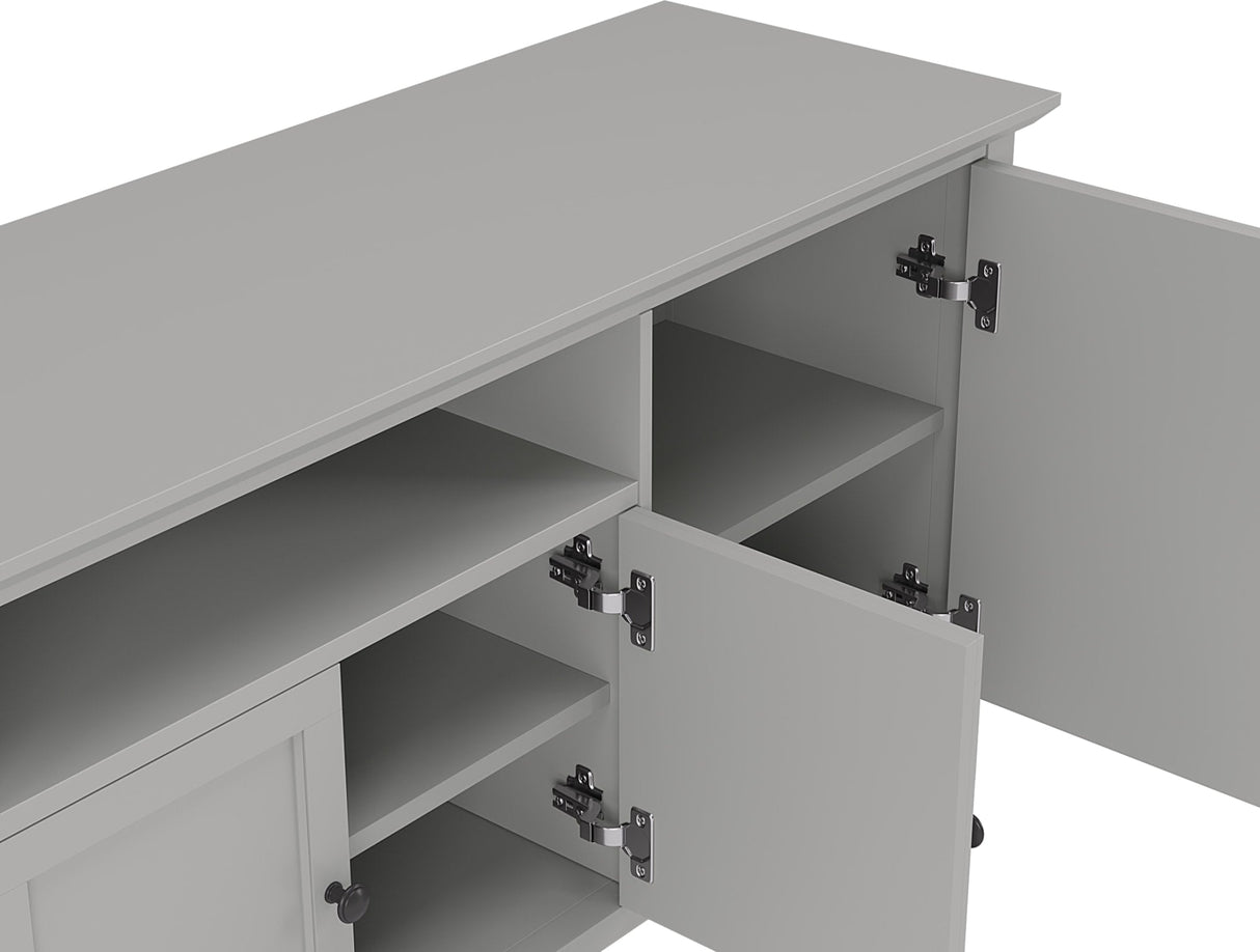 Grace Elephant Grey Entertainment Console 74W by Modus Furniture at Eve Furniture