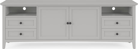 Grace Elephant Grey Entertainment Console 84W by Modus Furniture at Eve Furniture