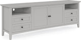 Grace Elephant Grey Entertainment Console 84W by Modus Furniture at Eve Furniture