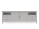 Grace Elephant Grey Entertainment Console 84W by Modus Furniture at Eve Furniture