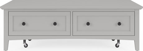 Grace Elephant Grey Rectangle Coffee Table by Modus Furniture at Eve Furniture