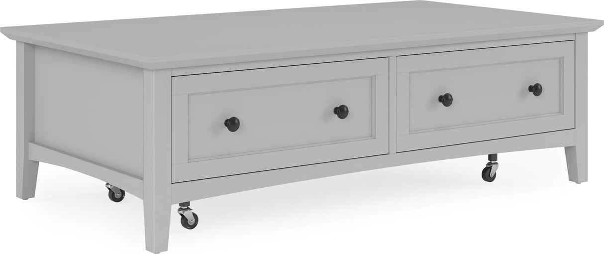 Grace Elephant Grey Rectangle Coffee Table by Modus Furniture at Eve Furniture