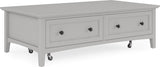 Grace Elephant Grey Rectangle Coffee Table by Modus Furniture at Eve Furniture